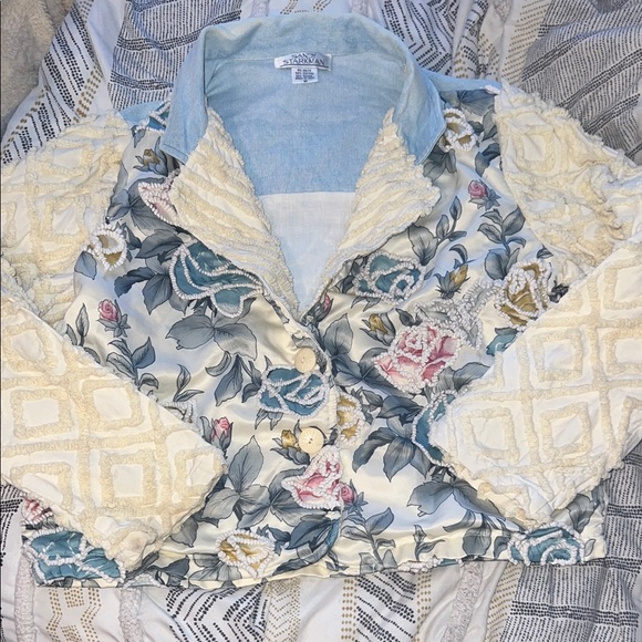 Sandy Starkman Jackets & Blazers - VINTAGE Sandy Starkman Art to Wear bkazer. Medium.